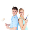 Charming couple smiling at the camera