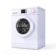 Washing machine isolated over white - 3d render