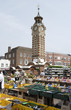 Market at clocktower. Epsom. Surrey. England