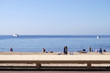 Beach at Cannes. Cote d'Azur. France