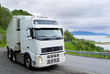 The truck on the Norwegian road The truck on the Norwegian road