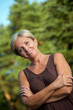 Mature woman smiling