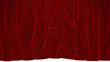 Red dropping Curtain