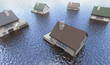 Flooded homes