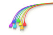 cavi elettrici arcobaleno