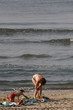 Famille a la plage