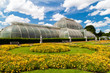 Greenhouse at Kew Gardens in London on a beautiful summer day Greenhouse at Kew Gardens in London on a beautiful summer day