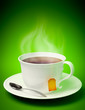 Tea cup with spoon