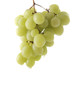 racimo de uvas con gotas de zumo