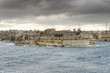 View sur le Grand Port de La Valette et le Fort St Angelo, Malte