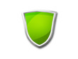 3D green shield