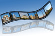 Photographie : film strips with travel photos. All photos taken by me.