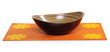 Vase on place mate. Isolated Vase on place mate. Isolated