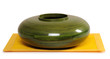 Vase on place mate. Isolated Vase on place mate. Isolated