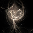 Illustration: abtract black, light, flame abtract black, light, flame