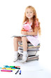 girl on books girl on books