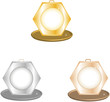 Medals. Vector object are scalable to any size