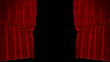 Curtain up. + Alpha. Rewind to drop the curtain