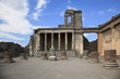 Ruined columns in Pompeii Ruined columns in Pompeii
