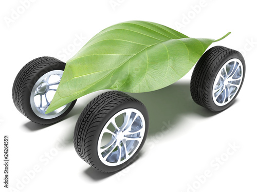 Ilustração: Un auto molto ecologica Un auto molto ecologica