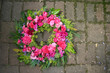 Blumenkranz rosa Rosen