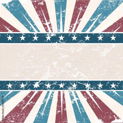 Vector: Old Colors American Background in grunge style Old Colors American Background in grunge style