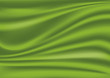 Green silk fabric