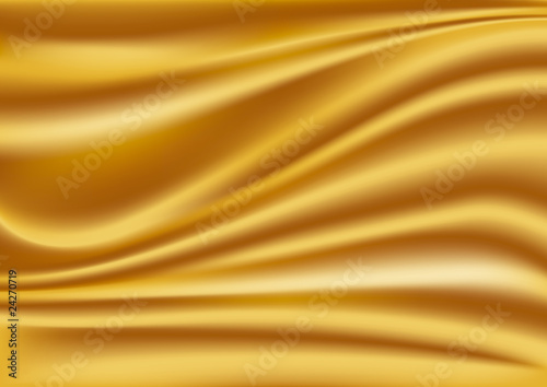 Vecteur : Gold silk fabric Gold silk fabric