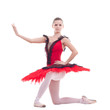 young ballerina posing