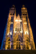 Cathédrale Saint-Gatien àTours de nuit Cathédrale Saint-Gatien àTours de nuit