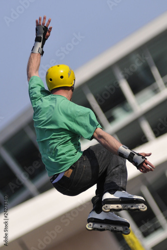 Photo: Saut en roller Saut en roller