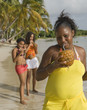 Le goûter sur la plage Le goûter sur la plage