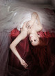 Romantic style photo of a young ginger hair lady