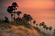 sunset at laem phromthep phuket thailand