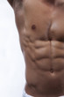 Part of well-trained male's body