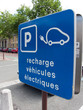 Place de parking, recharge de voiture électrique Place de parking, recharge de voiture électrique