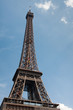 Foto: Eiffel tower. Blue sky Eiffel tower. Blue sky
