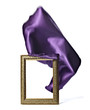 silk satin fabric texture background wooden frame silk satin fabric texture background wooden frame