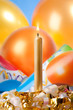 Single Lit Candle