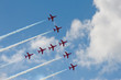 precision formation aircraft flying display
