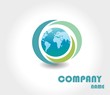 globe logo design