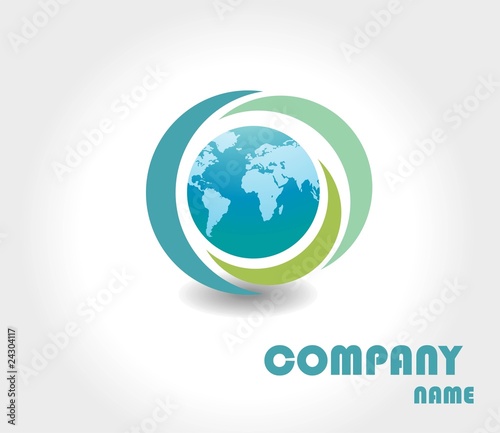 Logo Design Globe on Globe Logo Design    Shiny Designer  24304117   See Portfolio