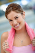 beautiful athletic woman