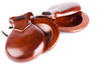 castanets isolated on the white background