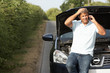 Driver Broken Down On Country Road Driver Broken Down On Country Road