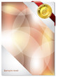 Brochure design with ribbon Brochure design with ribbon