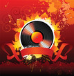 Vector: autumn music autumn music