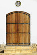 Porte bénité sur un mur chaulé, La Valette, Malte