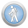 Light Colored Icon "Hiking"