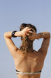 Femme a la plage